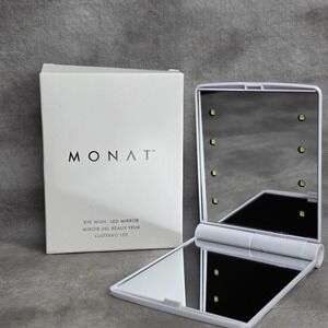 MONAT Eye Wish LED Mirror Portable Compact Mirror NIB
